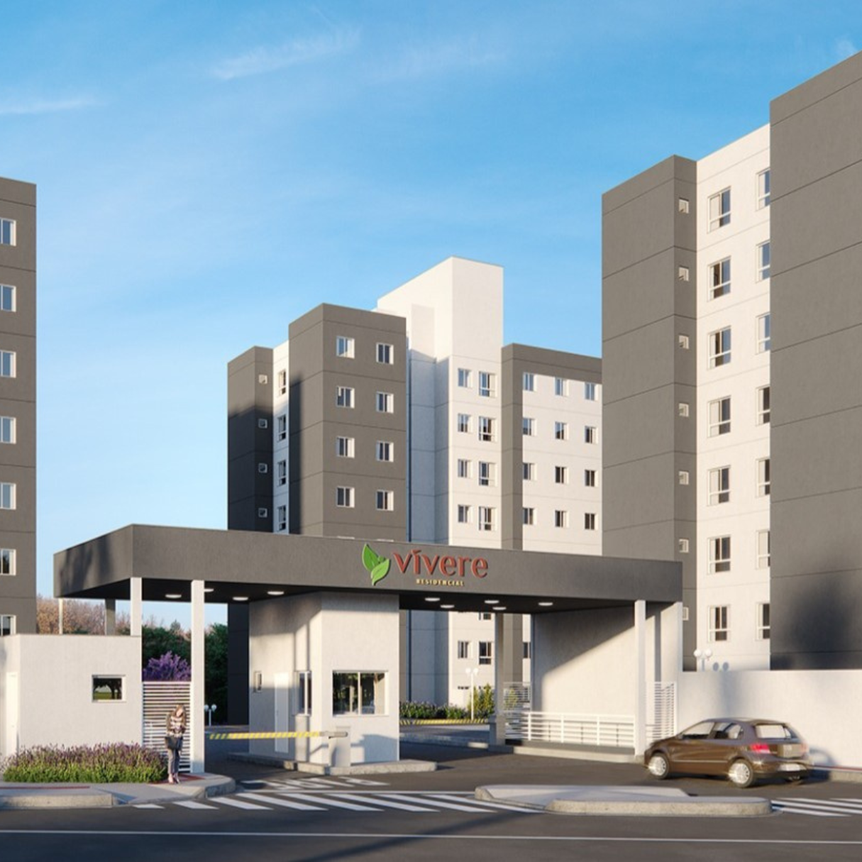 Fachada do Vívere Residencial